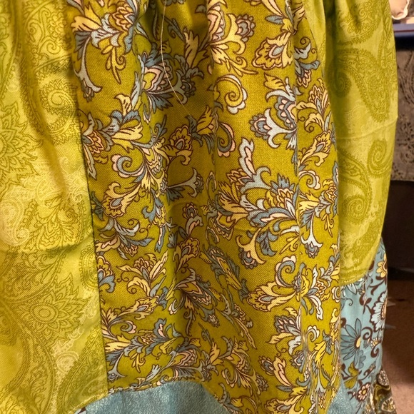 Patchwork Floral Maxi Skirt - Multicolor - Picture 9 of 13